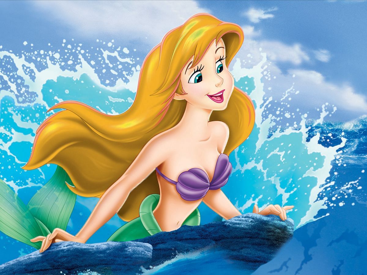 Ariel's original look for The Little Mermaid (Image via IMDb)